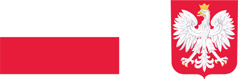 biało czerwona polska flaga oraz godło polski biały orzeł w koronie na czerwonym tle